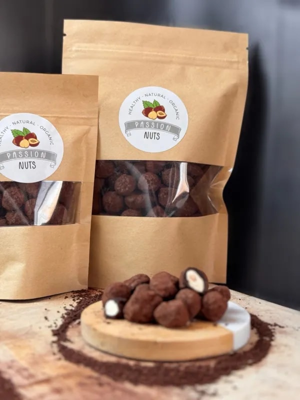 لوز وبندق مع شوكولا دارك وكاكاو 75g